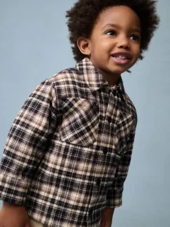Jassen, Jacks En Kinderwagenpakjes|Jassen En Jacks*Next - Geruite shacket met borgvoering (3mnd -7jr) Mono Core