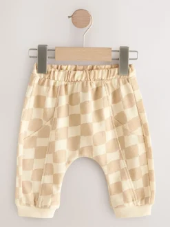 Jeans En Joggingbroeken|Joggingbroeken|Next - Joggingbroeken Baby 3 Stuks (0mnd-2jr) Mono dambordmotief