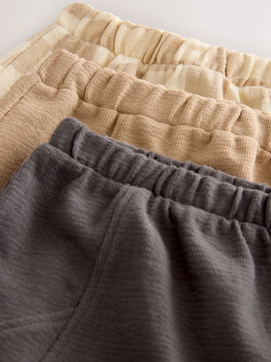 Jeans En Joggingbroeken|Joggingbroeken|Next - Joggingbroeken Baby 3 Stuks (0mnd-2jr) Mono dambordmotief