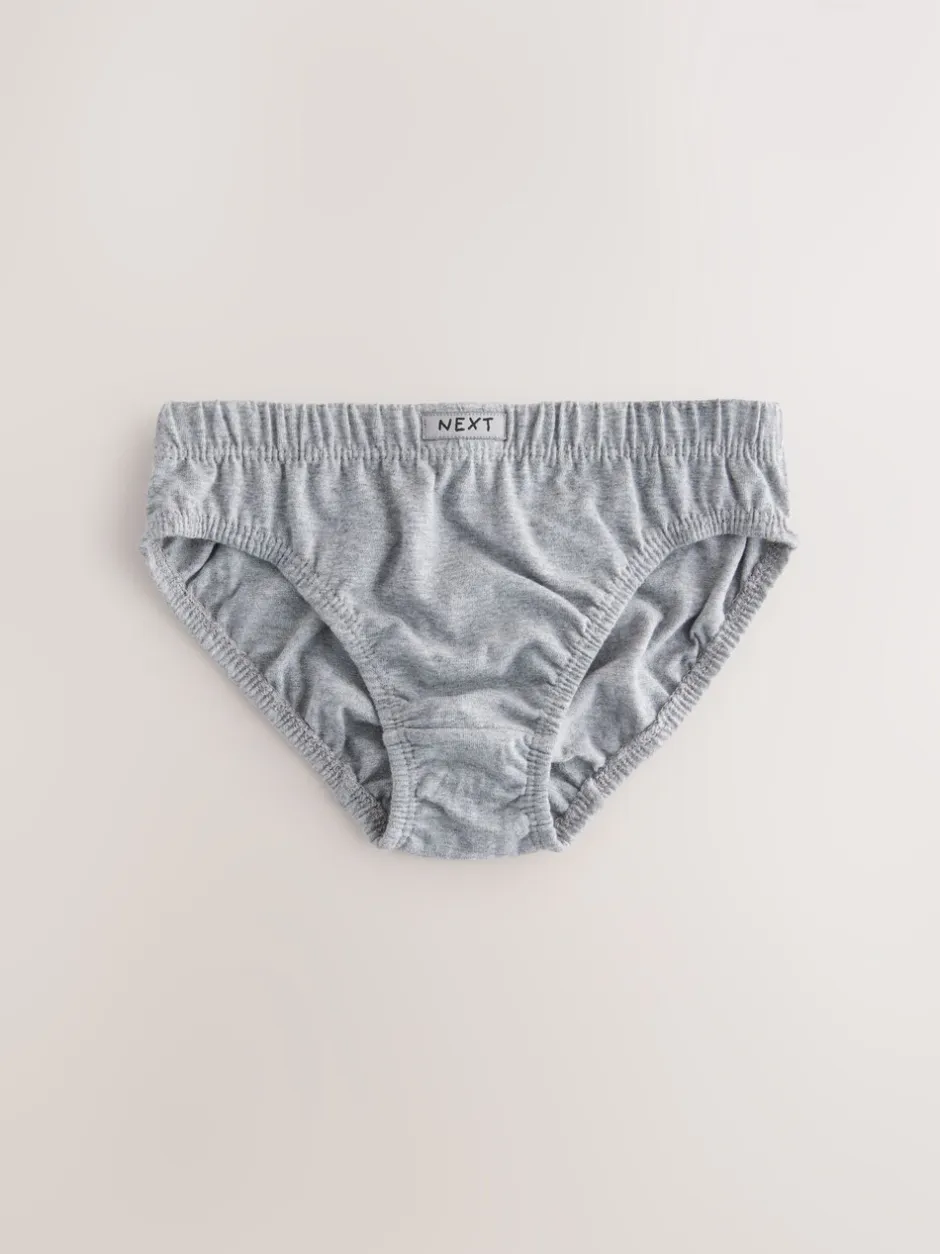 Ondergoed*Next - 100% katoenen slip verpakking van 7 (1,5 - 16 jr) Monochroom