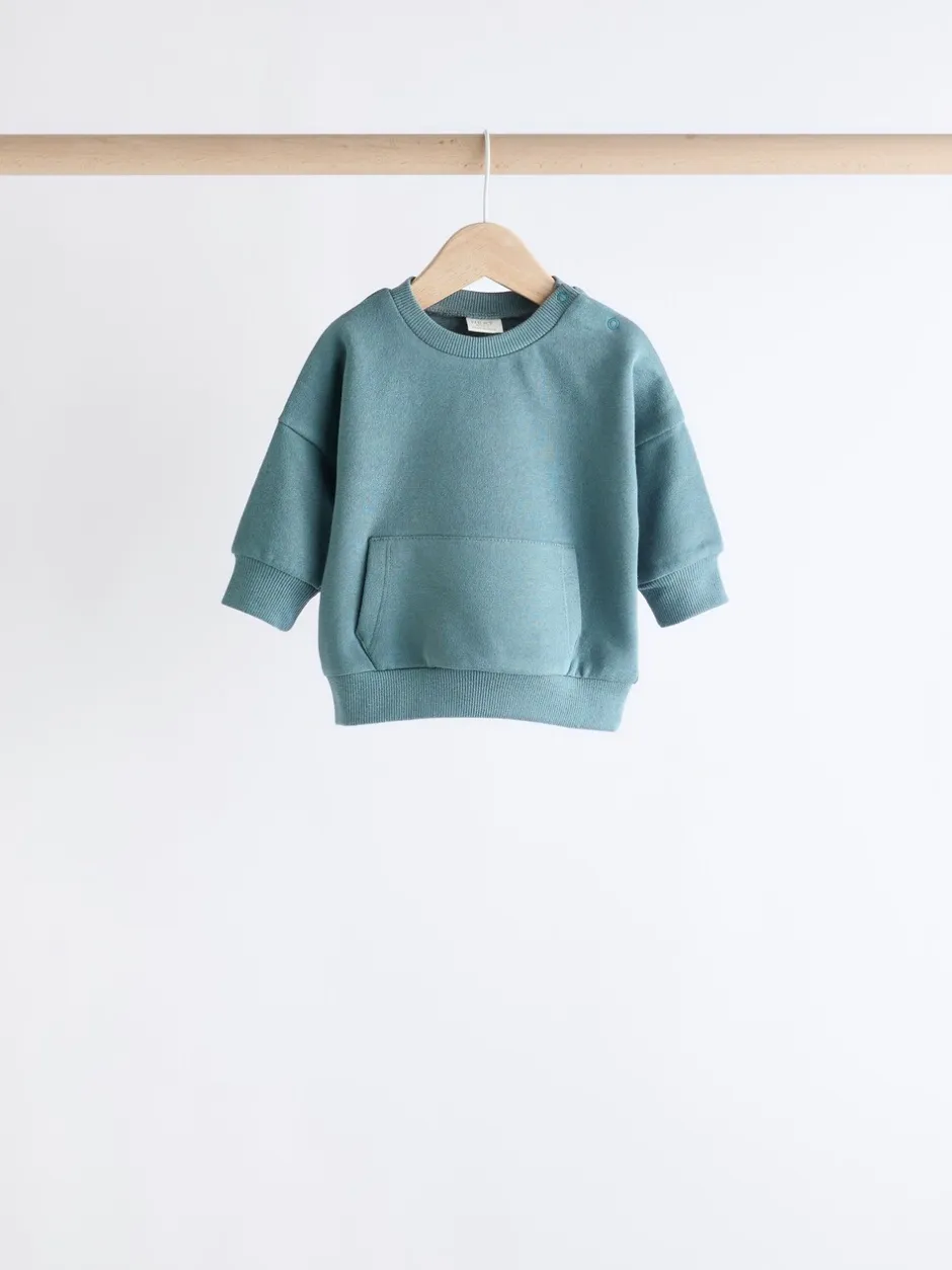 Sets En Combisets|Multipacks*Next Monochroom - Baby Sweatshirt en Joggingbroeken Set 6 stuks (0mnd-3jaar)
