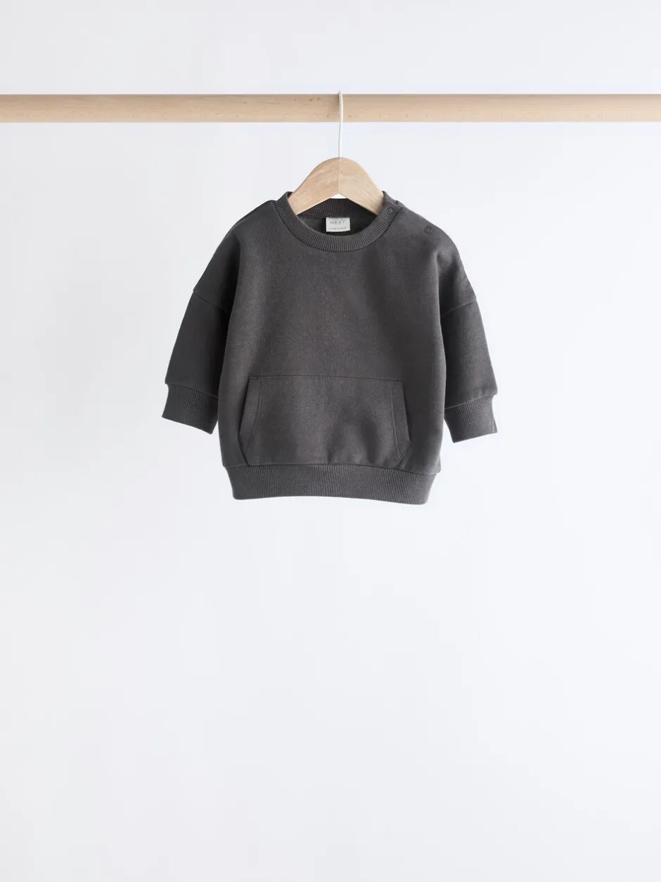 Sets En Combisets|Multipacks*Next Monochroom - Baby Sweatshirt en Joggingbroeken Set 6 stuks (0mnd-3jaar)