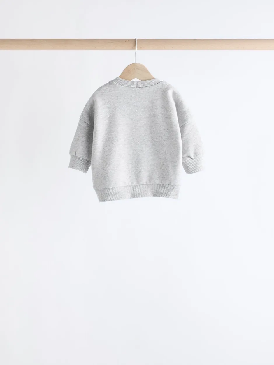 Sets En Combisets|Multipacks*Next Monochroom - Baby Sweatshirt en Joggingbroeken Set 6 stuks (0mnd-3jaar)
