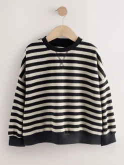 Sweaters En Hoody´S|Next Monochroom - Oversized Cosy Rib Sweatshirt (9mths-16yrs)