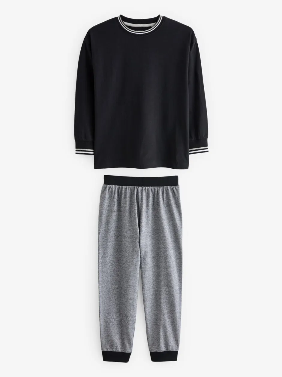 Pyjama's|Nachtkleding En Pyjama's|Next Monochroom - Pyjama met korte pijpen 3 stuks (3-16jaar) (3-16jaar)