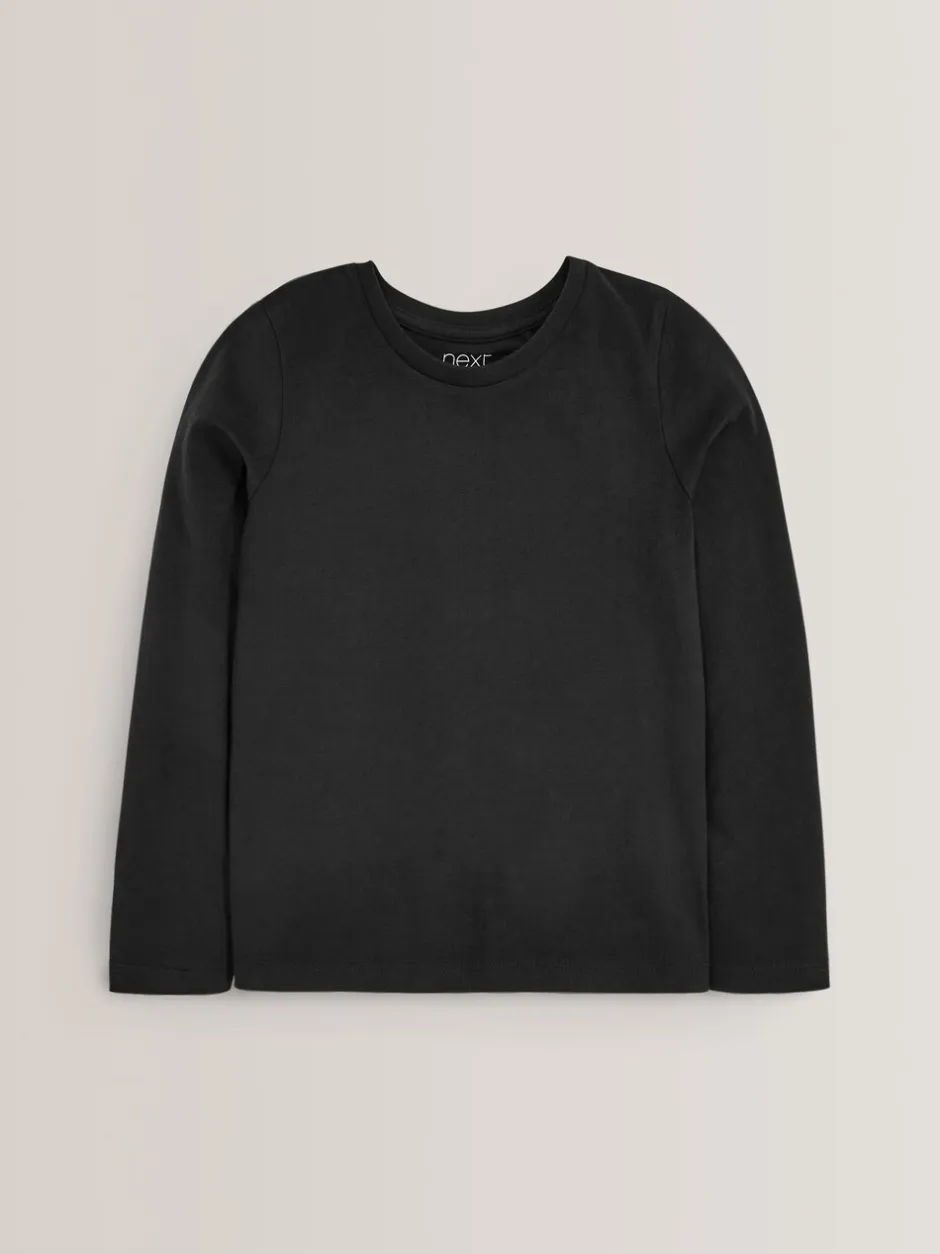 T-Shirts*Next Monochroom - Verpakking van 3 basis T-shirts met lange mouwen (3-16jr)