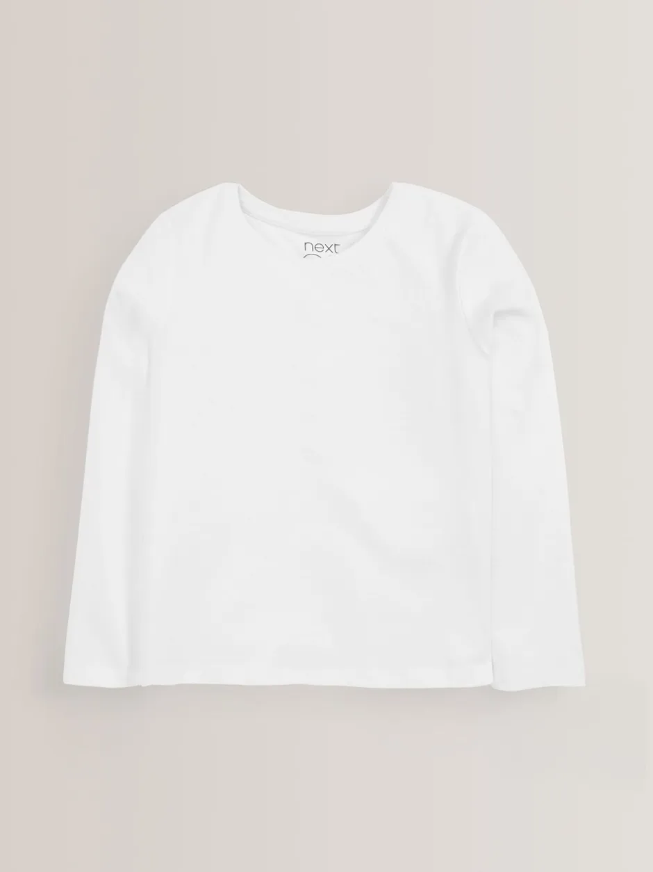 T-Shirts*Next Monochroom - Verpakking van 3 basis T-shirts met lange mouwen (3-16jr)