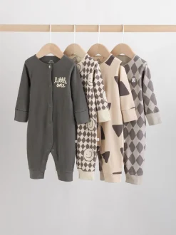 Multipacks|Babypakjes En Babypyjama's*Next - Verpakking van 4 babypyjama's (0 mnd-3 jr) Monochroom
