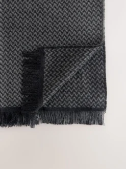 Mutsen, Sjaals En Handschoenen|Next Monochroom - Zigzag Ombre Scarf