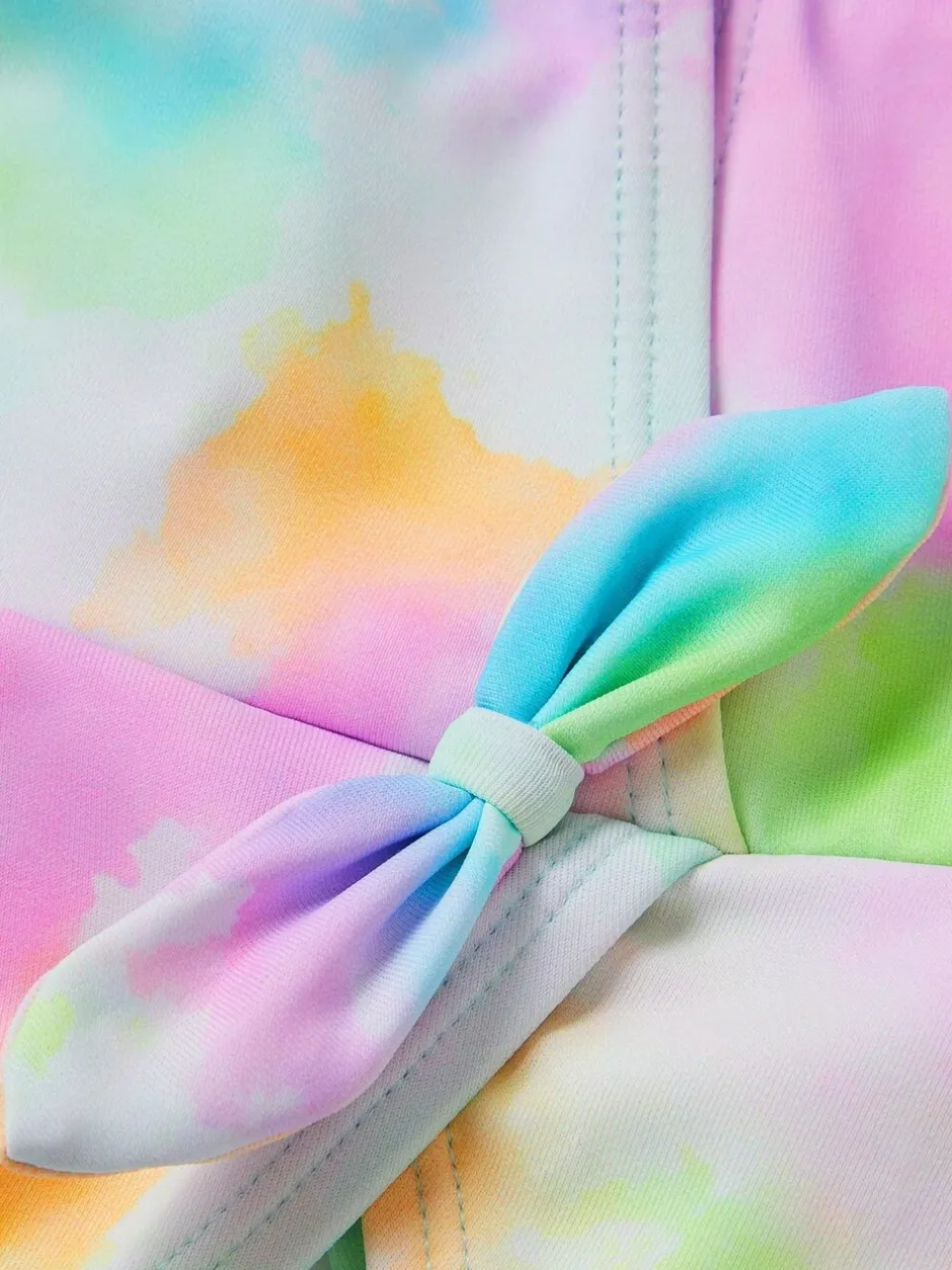 Badkleding|Monsoon - Badpak met uitsnijding en tie-dye