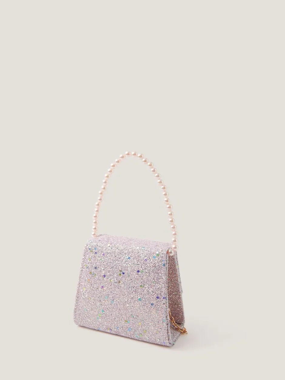 Gelegenheidskleding|Tassen*Monsoon Bow Glitter Bag & Hair Clips Set