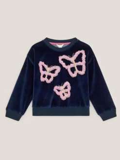 Overhemden En Blouses*Monsoon Butterfly Embellished Top