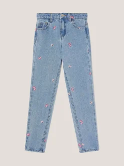 Jeans*Monsoon Butterfly Embroidered Straight Leg Jeans