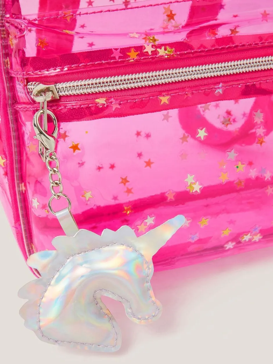 Tassen*Monsoon Clear Unicorn Backpack