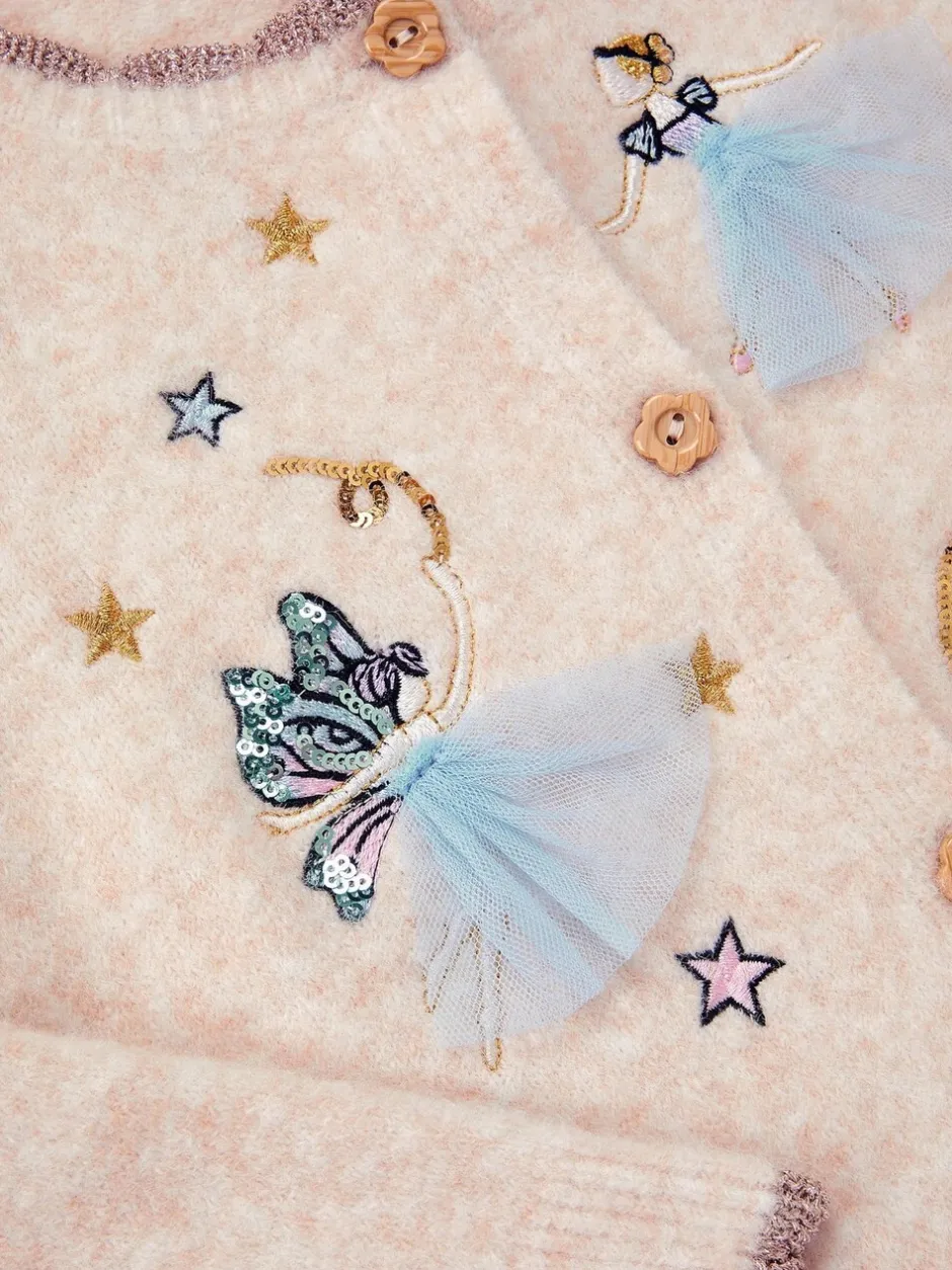 Gebreide Kleding*Monsoon Fairy Star Embroidered Cardigan