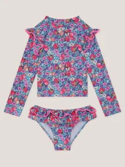 Badkleding|Badkleding|Monsoon Floral Shell Print UPF50+ Long Sleeve Swim Set