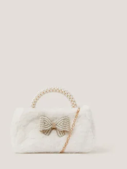 Tassen*Monsoon Fluffy Pearl Handle Bag