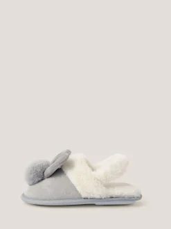 Pantoffels*Monsoon Fluffy Pom Pom Bunny Pantoffels