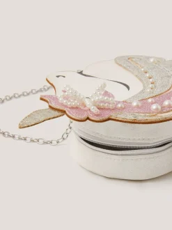 Tassen*Monsoon Glitter Unicorn Bag & Pearly Hair Clips Set