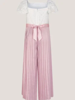 Jumpsuits En Playsuits*Monsoon Lace Pleated Jumpsuit