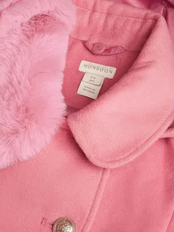 Jassen, Jacks En Kinderwagenpakjes|Jassen En Jacks|Monsoon Natalia Double breasted jas met imitatiekraag