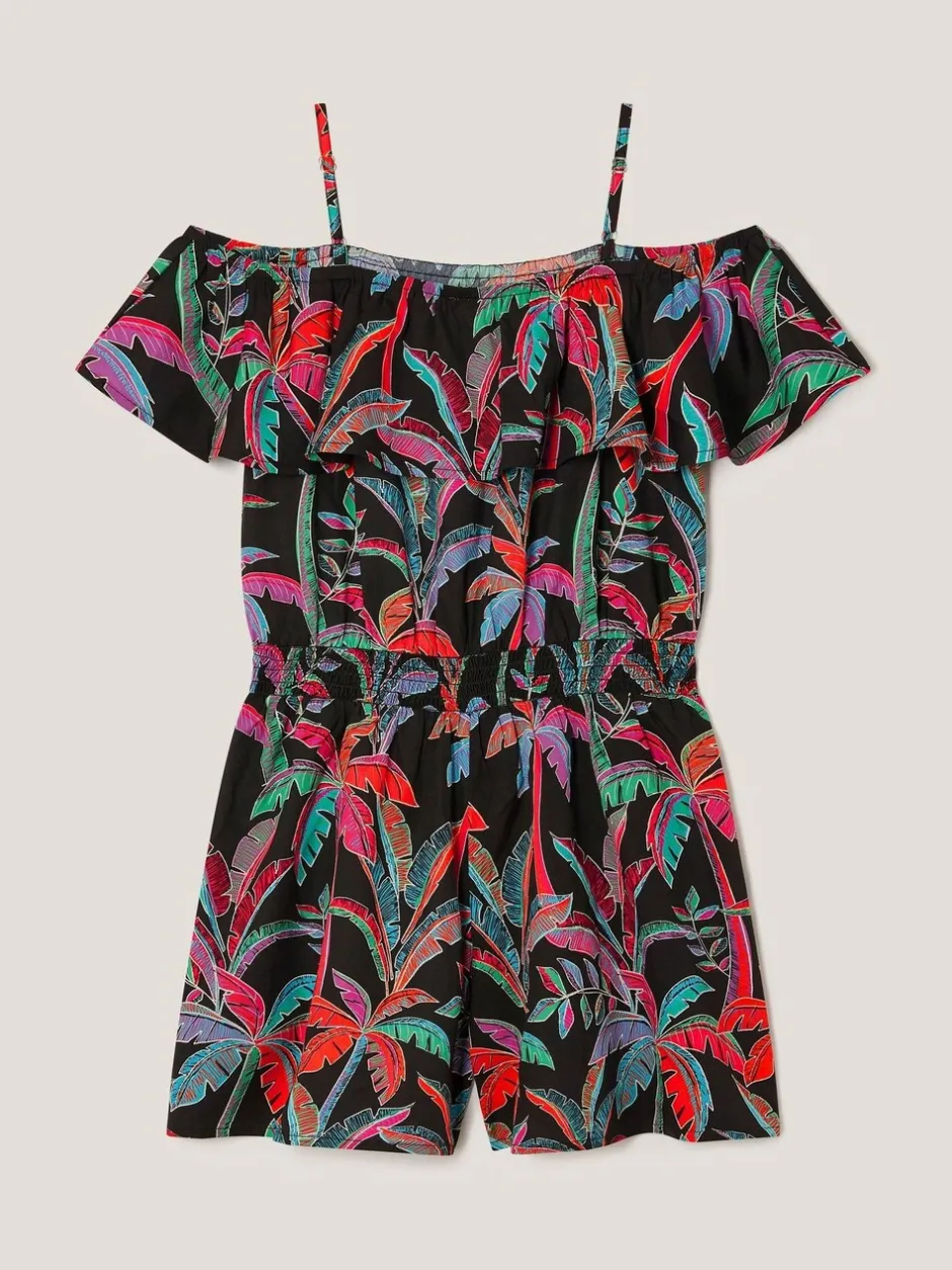 Jumpsuits En Playsuits|Monsoon Neon Tropical Print Playsuit