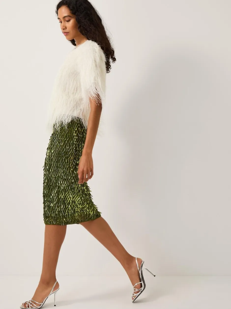 Rokken|Monsoon Serenity Sequin Midi Skirt