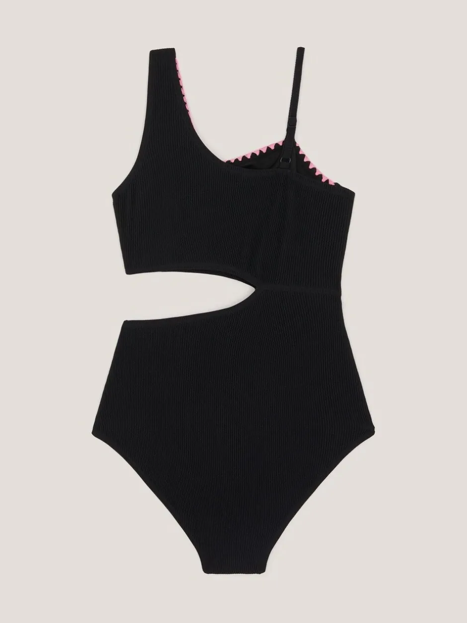 Badkleding|Monsoon Stitch Cut Out Swimsuit