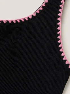 Badkleding|Monsoon Stitch Cut Out Swimsuit