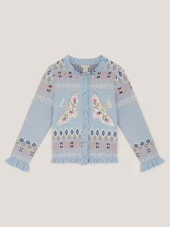 Gebreide Kleding|Monsoon Swallow Fairisle Pattern Cardigan