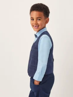 Kostuums En Herenvesten*Monsoon Three-Piece Oliver Check Waistcoat & Shirt Set