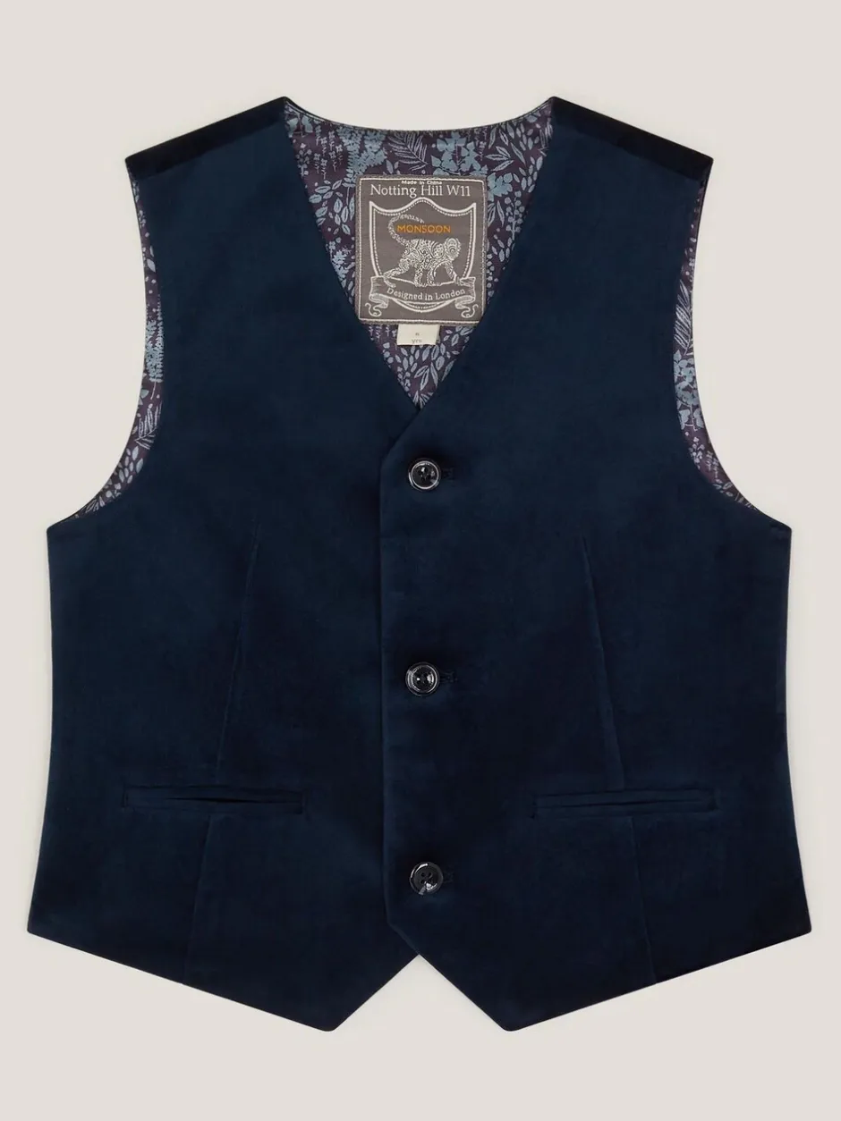 Kostuums En Herenvesten|Monsoon Velvet Waistcoat