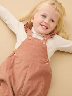 Tuinbroeken*Mori Frilled Corduroy Dungarees