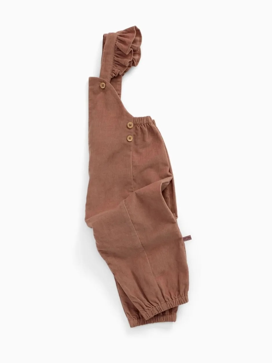 Tuinbroeken*Mori Frilled Corduroy Dungarees