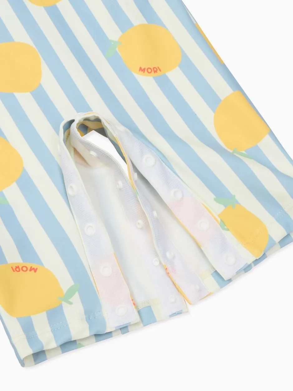Badkleding*Mori Stripe UPF 50 Swimsuit
