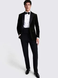 Smokings En Feestkleding*MOSS - Fluwelen maatgesneden jasje