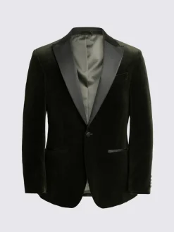 Smokings En Feestkleding*MOSS - Fluwelen maatgesneden jasje