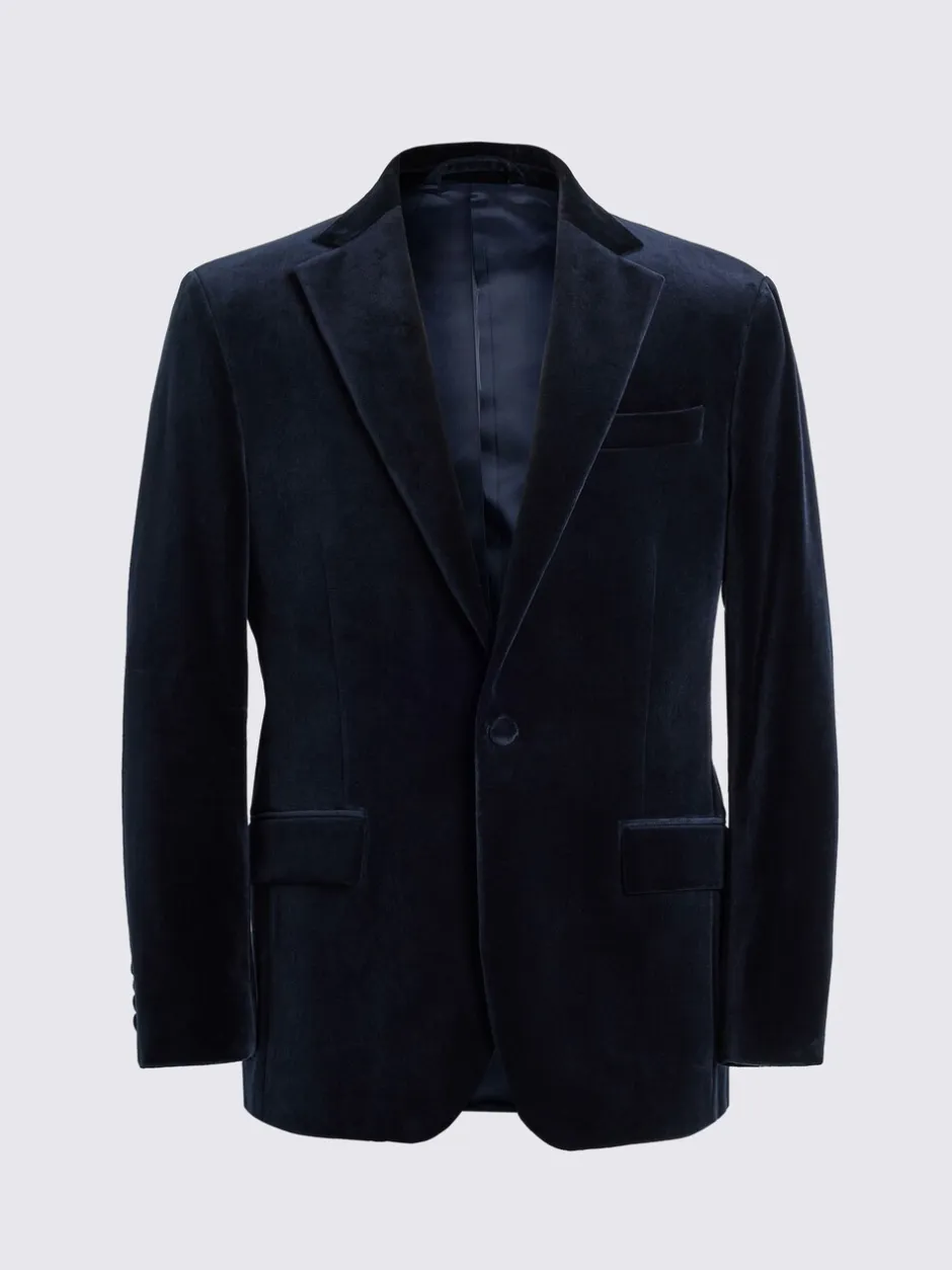 Smokings En Feestkleding*MOSS - Fluwelen maatgesneden jasje