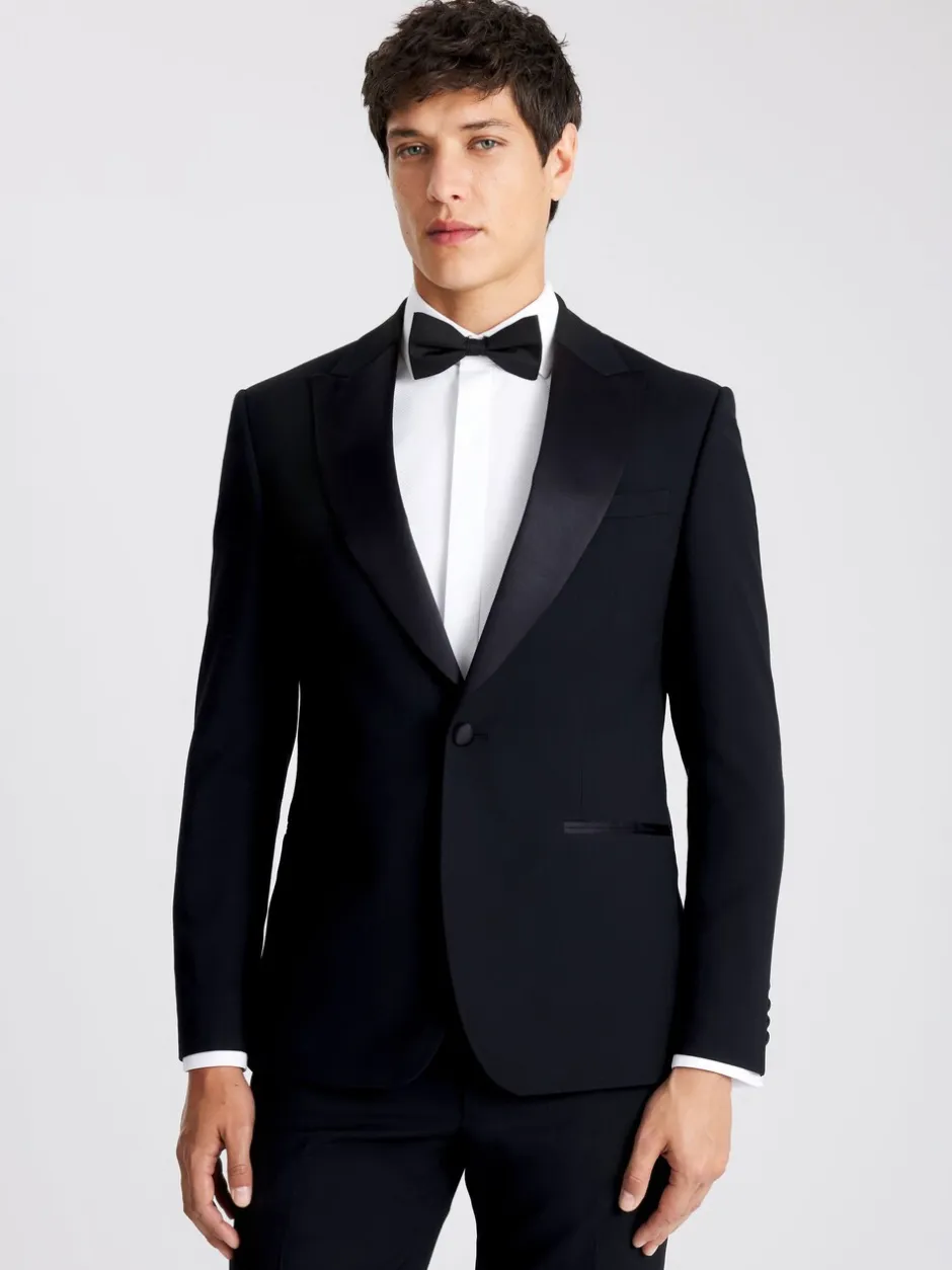 Smokings En Feestkleding|MOSS Fit Peak Revers Smoking Jack