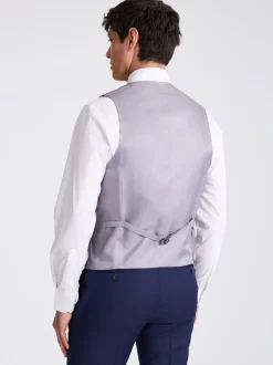 Vesten|MOSS Getailleerd twill-kostuumvest