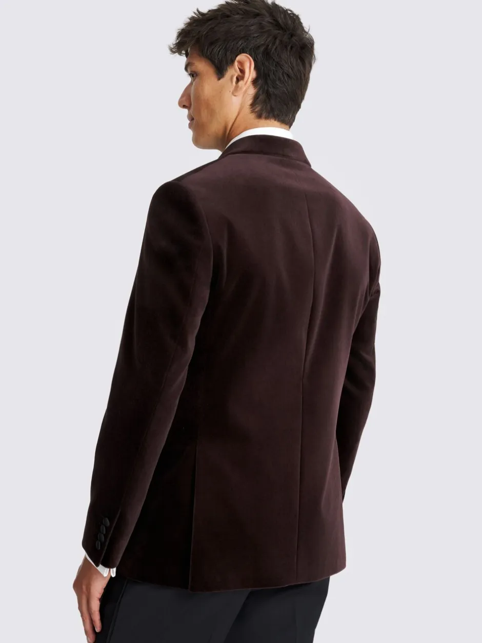 Smokings En Feestkleding|MOSS Regular Fit Velvet Jacket