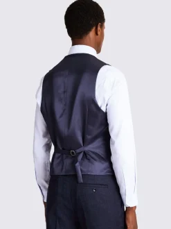 Vesten|MOSS Slim Twisted Suit Waistcoat