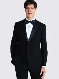 Smokings En Feestkleding*MOSS Slim Wool Notch Lapel Tuxedo Suit Jacket