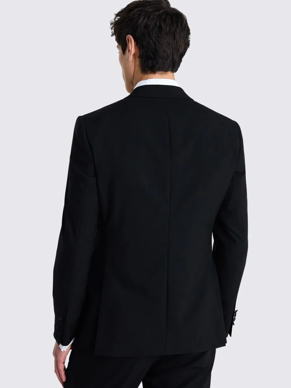 Smokings En Feestkleding*MOSS Slim Wool Notch Lapel Tuxedo Suit Jacket