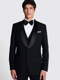 Smokings En Feestkleding|MOSS Tailored Fit smokingjas met sjaalkraag