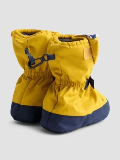 Boots|Boots|Jojo Maman Bébé - - Waterdichte babylaarsjes met fleece voering Mosterdgeel