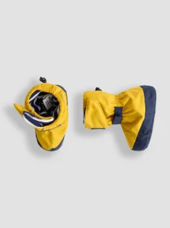 Boots|Boots|Jojo Maman Bébé - - Waterdichte babylaarsjes met fleece voering Mosterdgeel