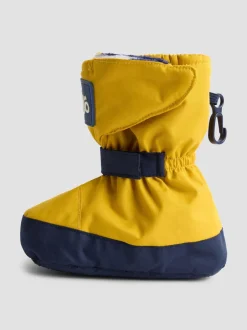 Boots|Boots|Jojo Maman Bébé - - Waterdichte babylaarsjes met fleece voering Mosterdgeel