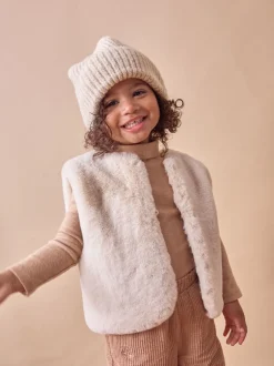 Mutsen, Handschoenen En Sjaals|Next Moutkleurig - Fluffy beanie-muts (1-16jr)