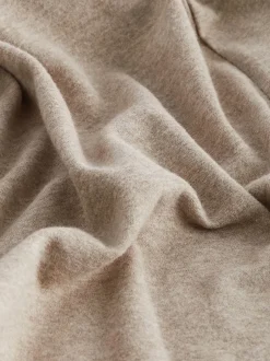 Loungewear|Gebreide Kleding|Laura Ashley - lang loungevest Moutkleurig